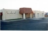 An exterior view of Getz Funeral Home in Las Cruces, New Mexico, a family owned and operated funeral home.